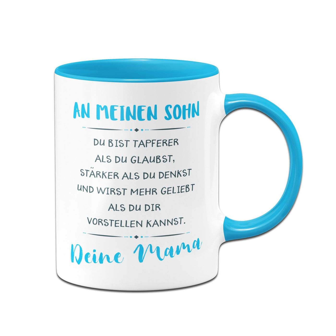 Bild: Tasse - An Meinen Sohn von Mama Geschenkidee