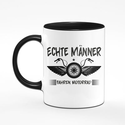 Bild: Tasse - Echte Männer fahren Motorrad Geschenkidee