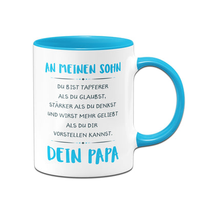 Bild: Tasse - An Meinen Sohn von Papa Geschenkidee