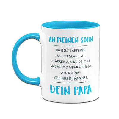 Bild: Tasse - An Meinen Sohn von Papa Geschenkidee