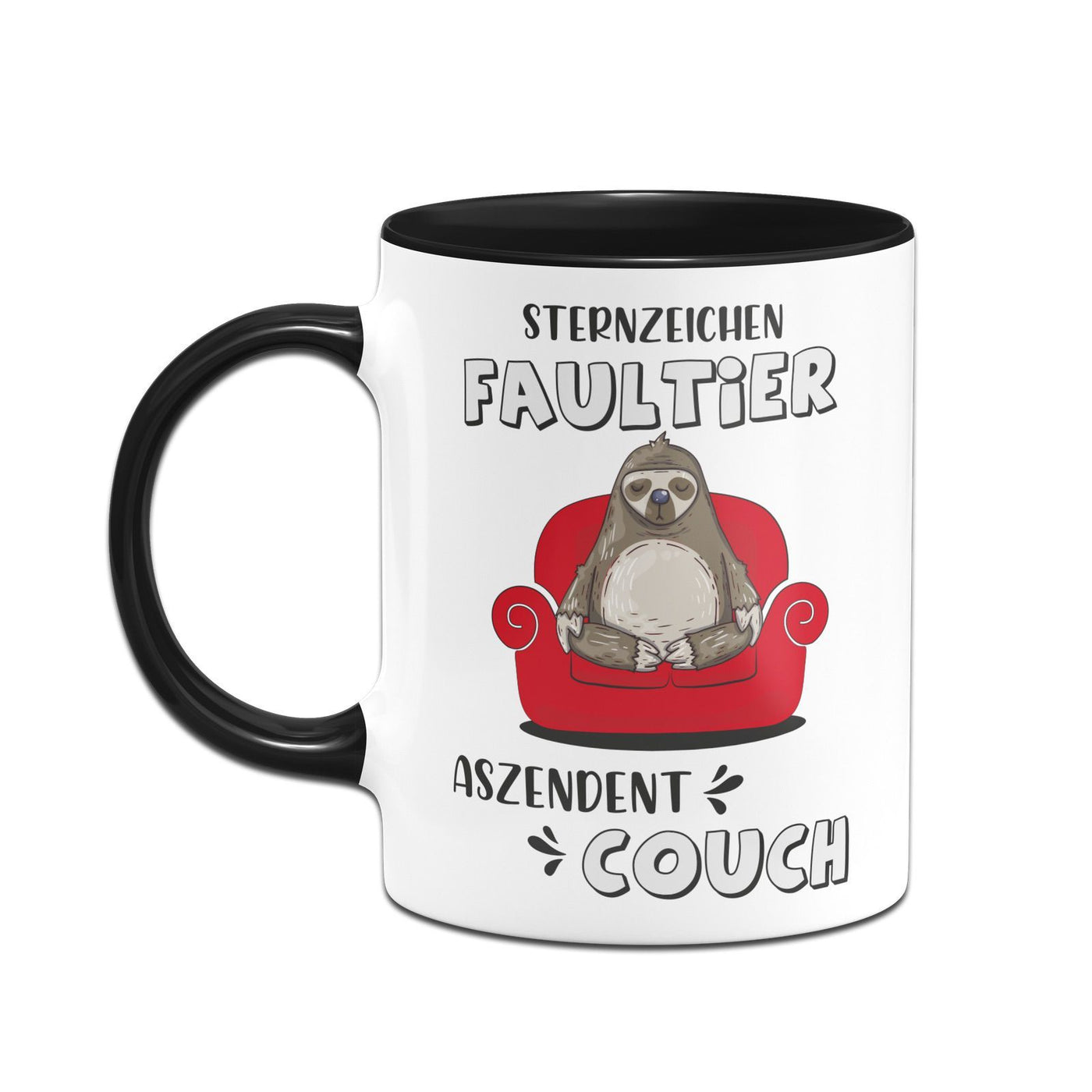 Bild: Tasse - Sternzeichen Faultier Aszendent Couch Geschenkidee