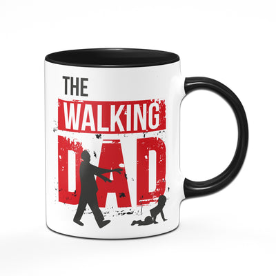 Bild: Tasse - The Walking Dad - schwarz-rot Geschenkidee