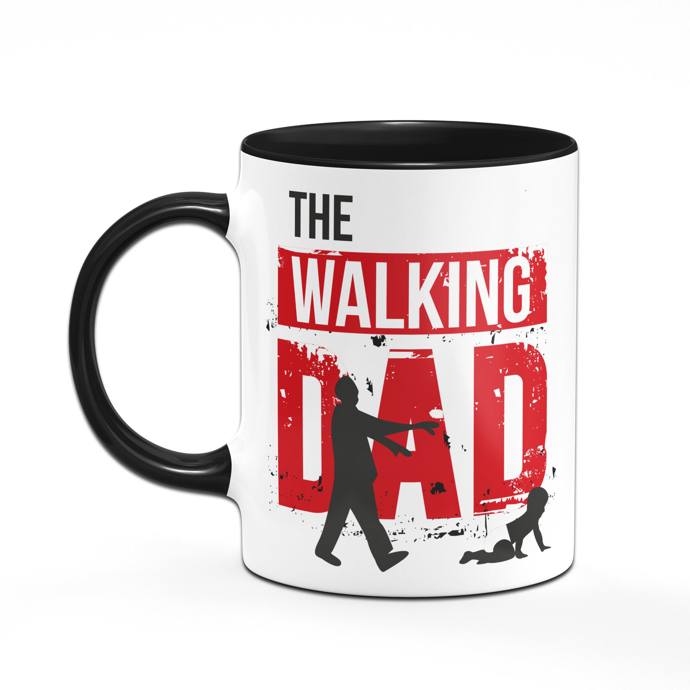 Bild: Tasse - The Walking Dad - schwarz-rot Geschenkidee