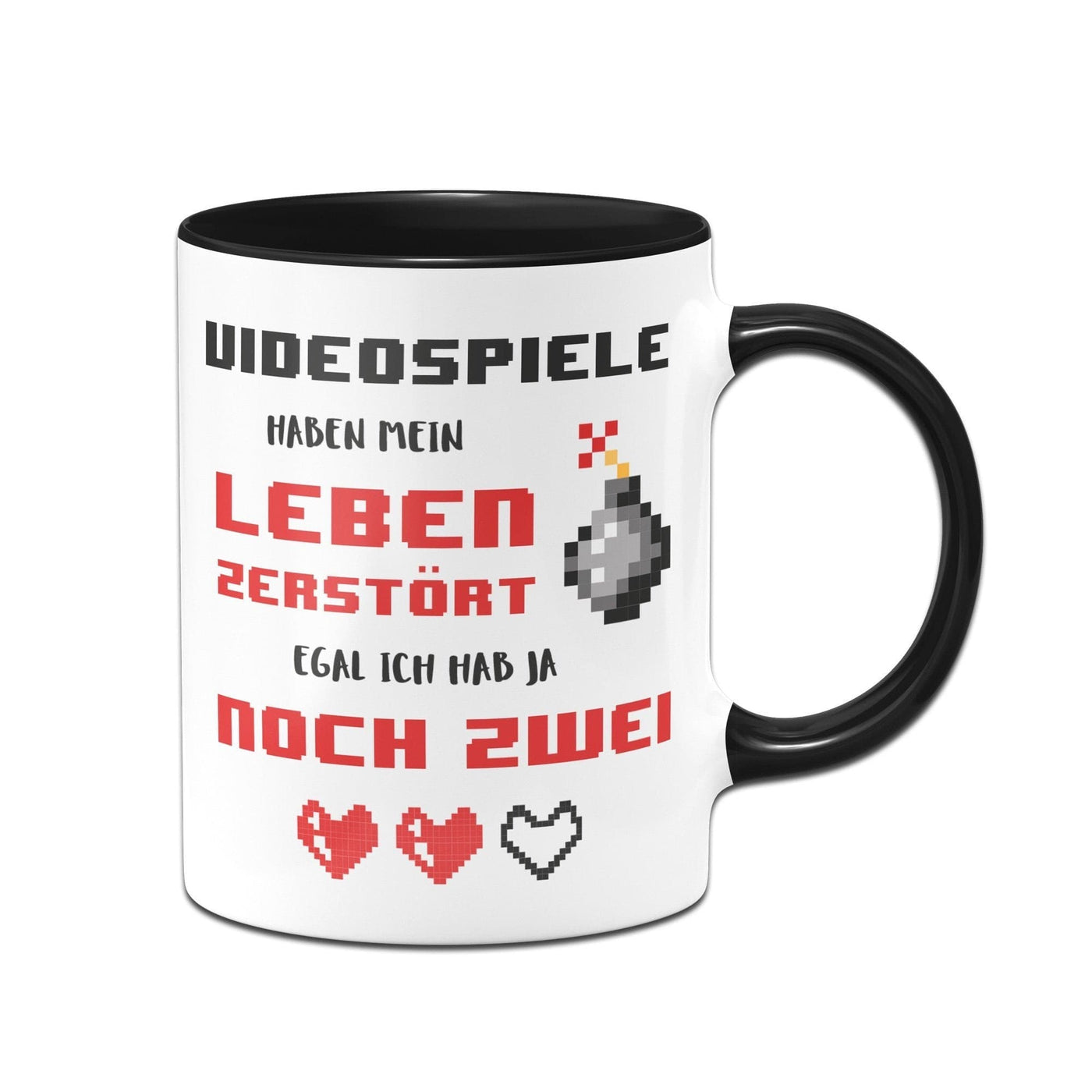 Bild: Gaming Tasse - Videospiele haben mein Leben zerstört Geschenkidee