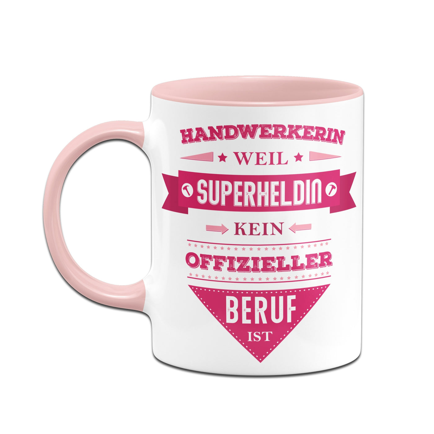 Bild: Tasse - Handwerkerin, weil Superheldin kein offizieller Beruf ist. Geschenkidee