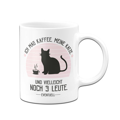 Bild: Tasse - Ich mag Kaffee, meine Katze und noch drei Leute. Geschenkidee