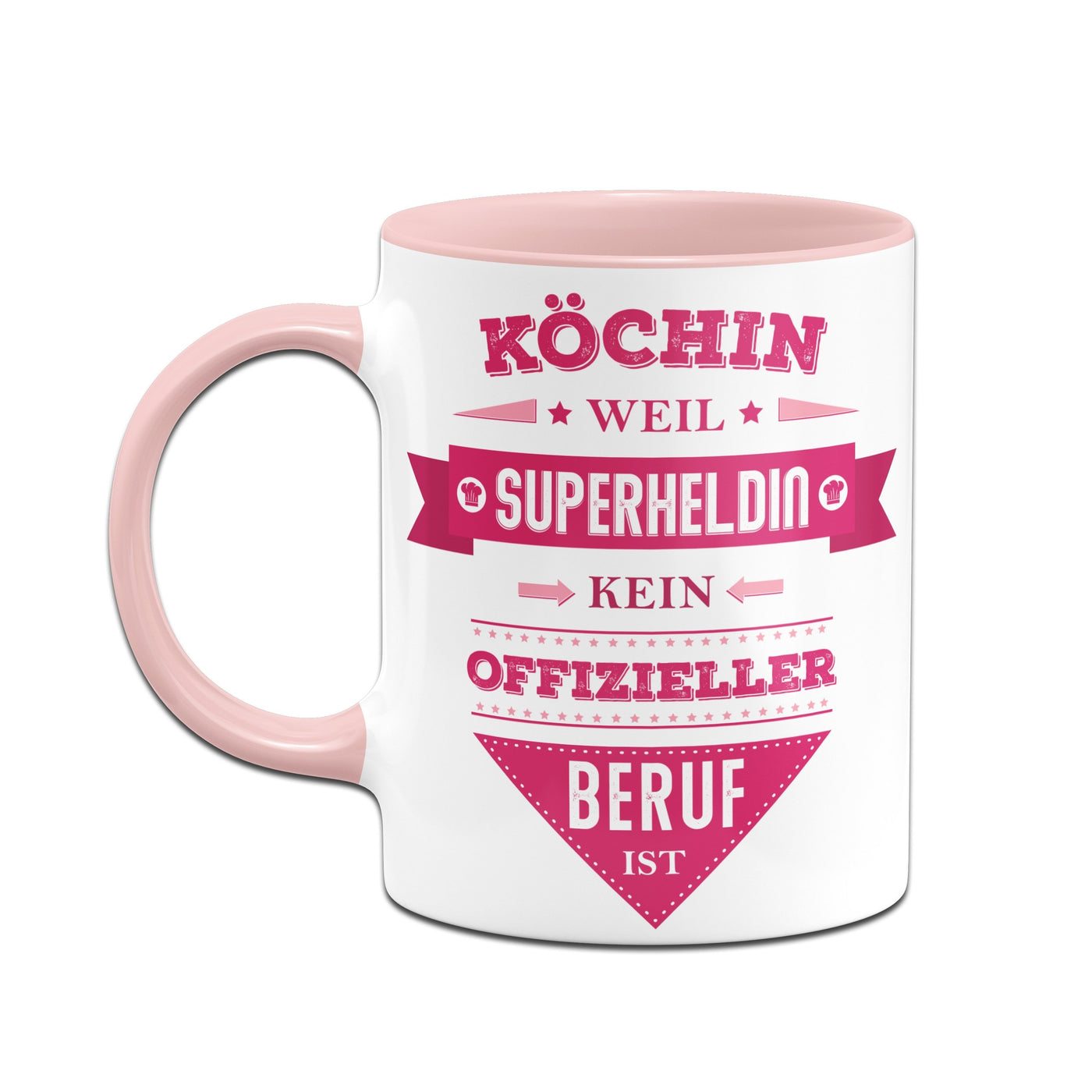 Bild: Tasse - Köchin, weil Superheldin kein offizieller Beruf ist. Geschenkidee