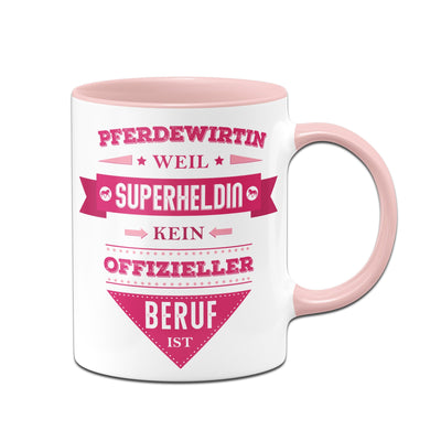 Bild: Tasse - Pferdewirtin, weil Superheldin kein offizieller Beruf ist. Geschenkidee