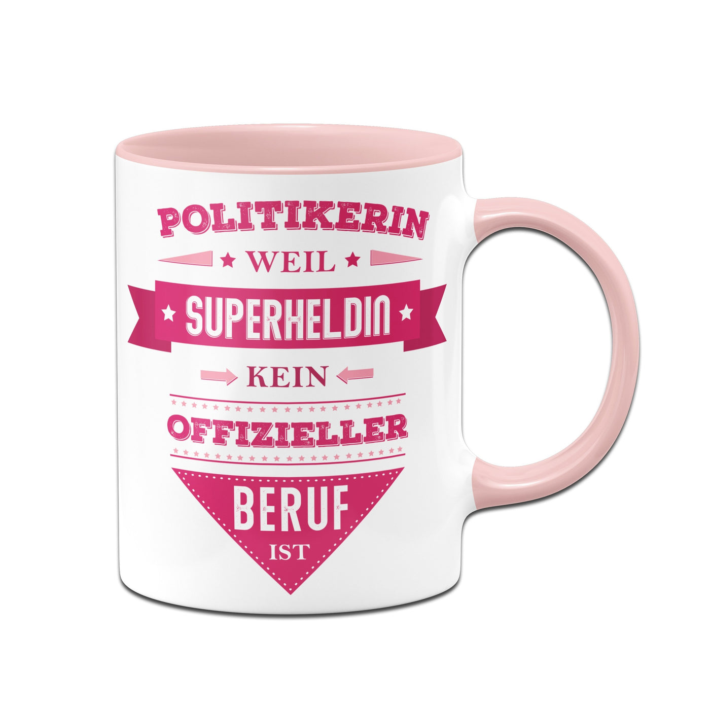 Bild: Tasse - Politikerin, weil Superheldin kein offizieller Beruf ist. Geschenkidee