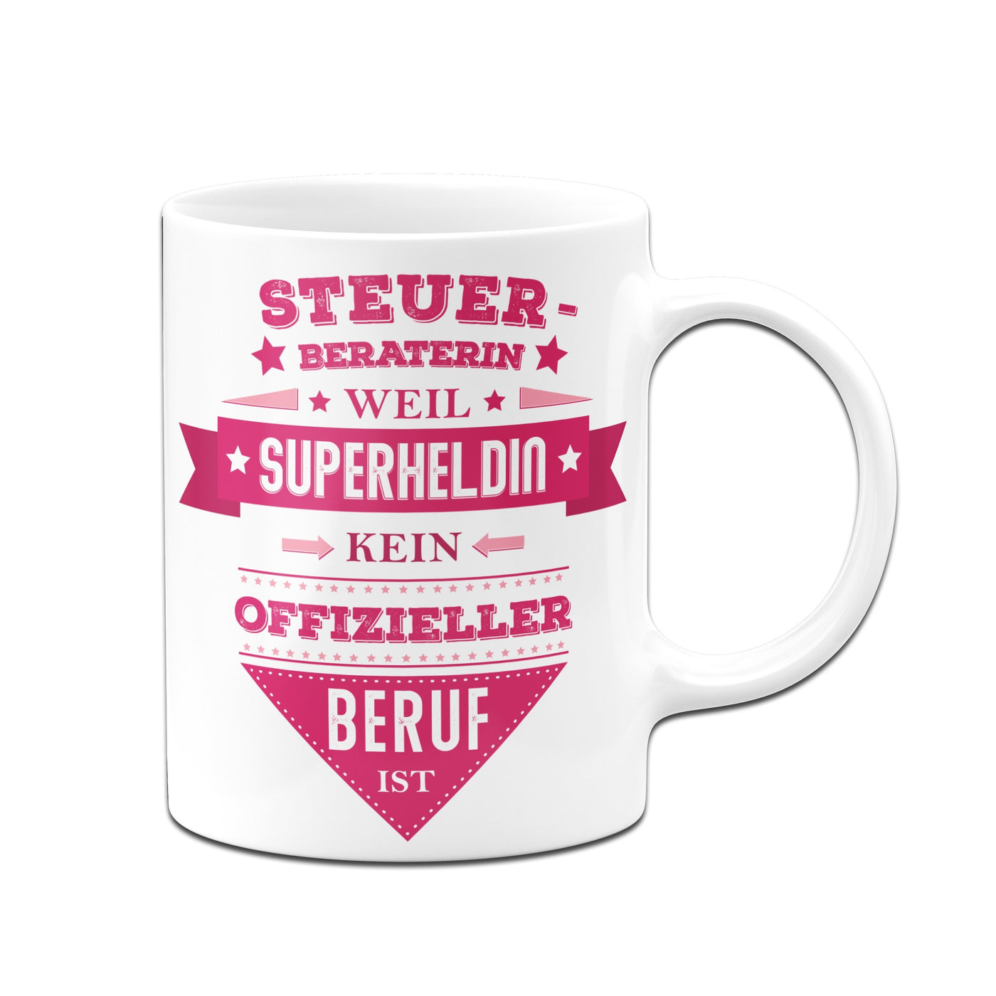 Bild: Tasse - Steuerberaterin, weil Superheldin kein offizieller Beruf ist. Geschenkidee